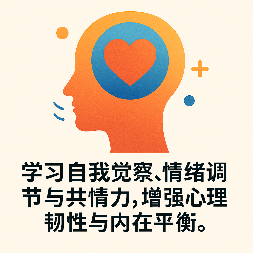 学习自我觉察、情绪调节与共情力，增强心理韧性与内在平衡。