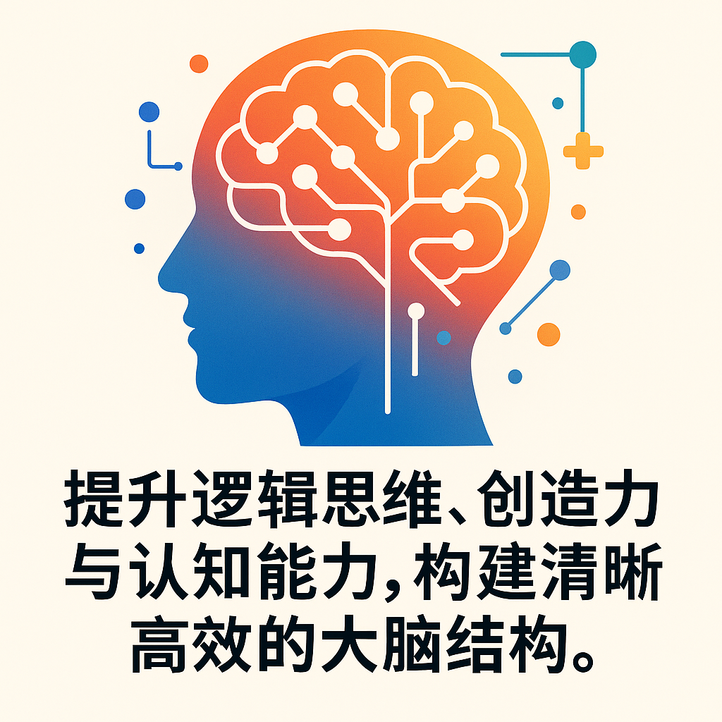 提升逻辑思维、创造力与认知能力，构建清晰高效的大脑结构。
